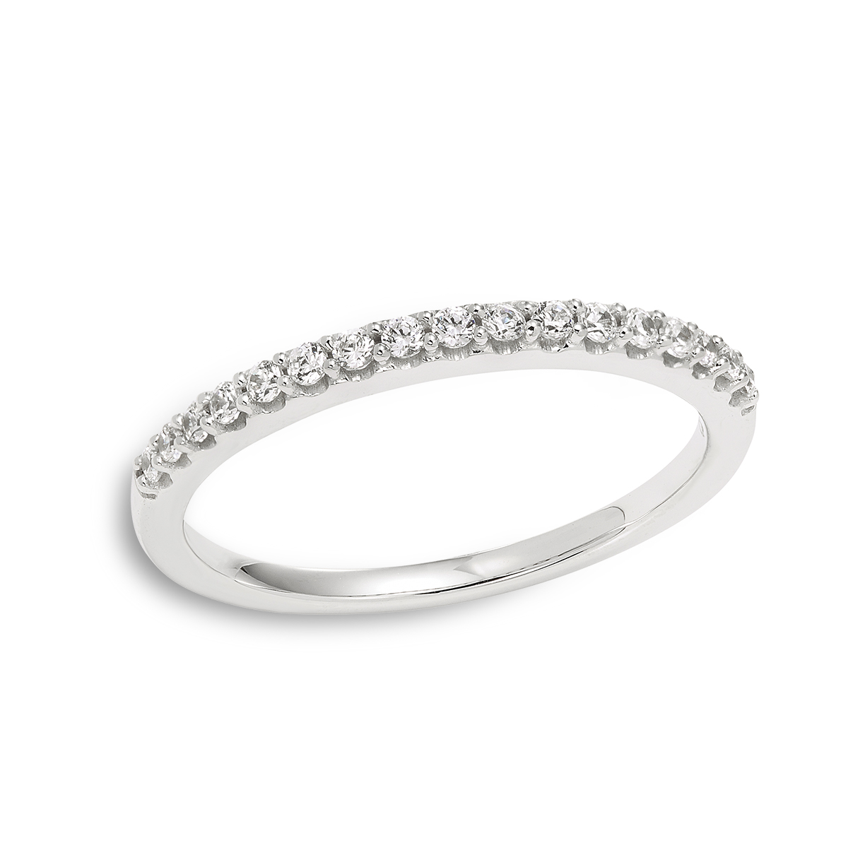 Quinley 14KT White Gold, Round Halo Diamond Bridal Set: 1 CTTW - Image 2