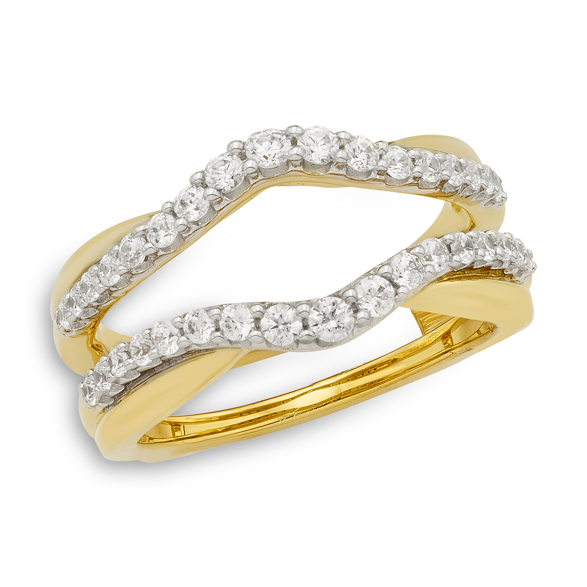14KT Yellow Gold Diamond Insert: 0.625 CTTW